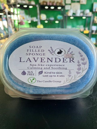 Lavender Essential Oil Exfoliating Soap Sponge