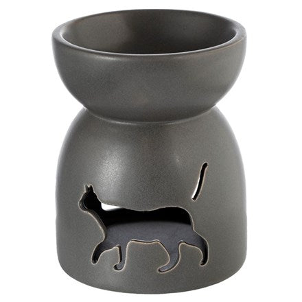 Cat Silhouette Ceramic Oil Burner