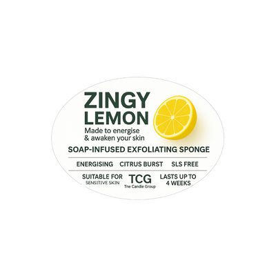 Lemon Essential Oil Smooth Soap Sponge