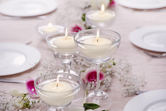 2 x Large Floating Candles