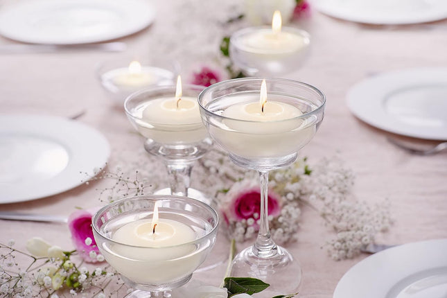 2 x Large Floating Candles