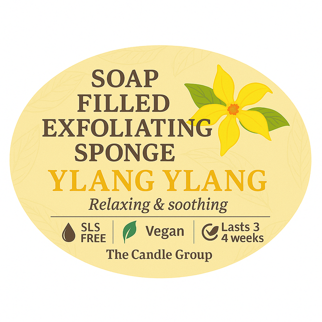 Ylang Ylang Essential oil Soap Sponge