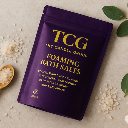 Lavender Essential Oil Foaming Bath Salts -450g