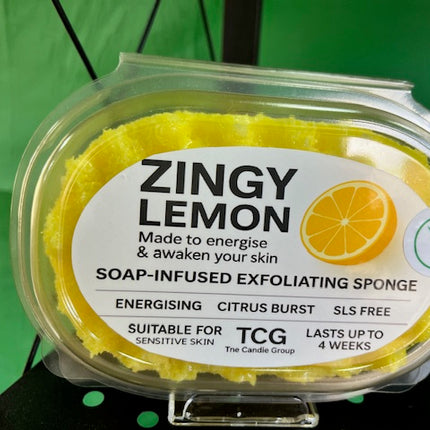 Lemon Essential Oil Smooth Soap Sponge