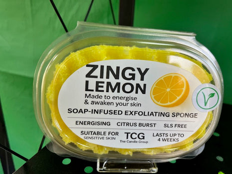 Lemon Essential Oil Smooth Soap Sponge