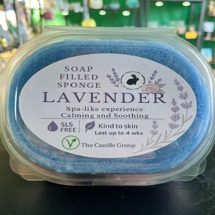 Lavender Essential Oil Exfoliating Soap Sponge