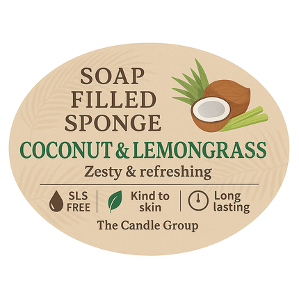 Coconut & Lemongrass Soap Sponge
