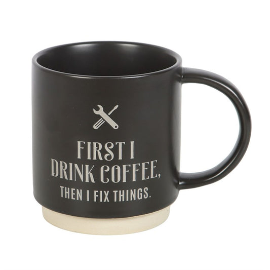 First i drink coffee mug and gift set