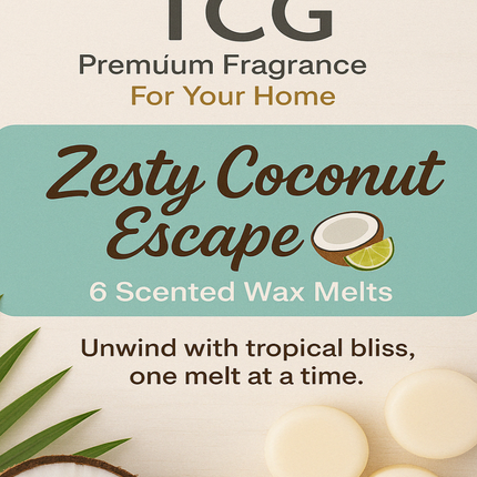 Zesty Coconut Escape Wax Melts