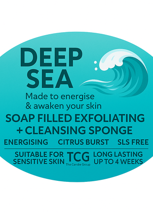 Deep Sea Therapy Soap Exfoliating Sponge