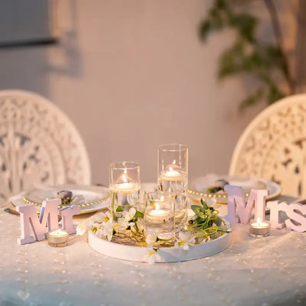 6 Small Floating Candles