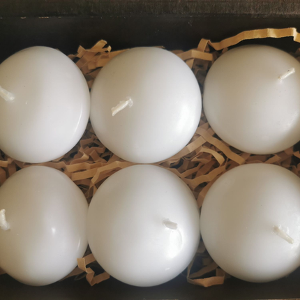 6 Small Floating Candles