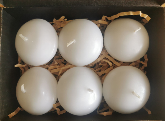 6 Small Floating Candles