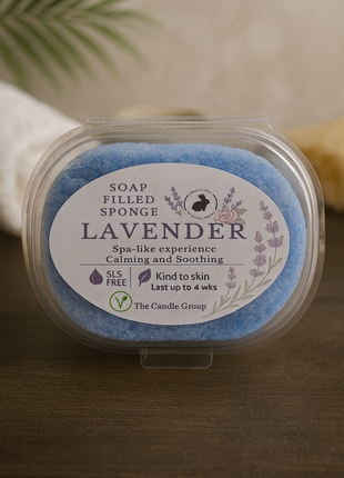 Lavender Essential Oil Exfoliating Soap Sponge