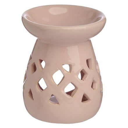 Lattice Ceramic Oil Burner Blush Pink