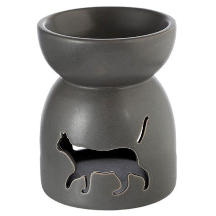 Cat Silhouette Ceramic Oil Burner